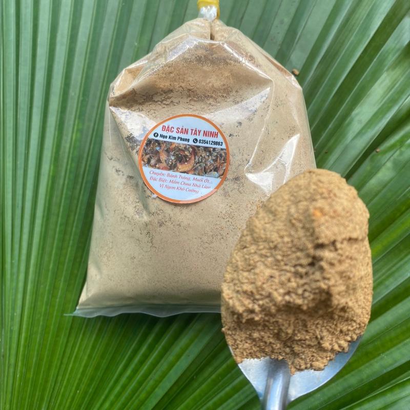 Muối tôm ngon (sặc Tôm) chuyên dùng trộn bánh tráng xìke 500gr