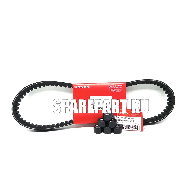 KZR PAKET VANBELT + ROLLER VARIO 125 FI / VARIO 125 TECHNO / VARIO 125 LED OLD / KARET PENGGERAK CVT KOMPLIT / VANBELT ASSY RUMAH ROLLER / V-BELT DRIVE / ROLLER / PANBEL CVT / ROLER 1