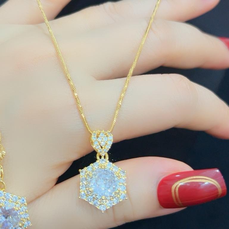 Dây chuyền mặt nữ Women Phụ Nữ kỷ niệm voi trang sức dây chuyền nữ, dây chuyền nữ Vòng Cổ Chain Jewelry 3