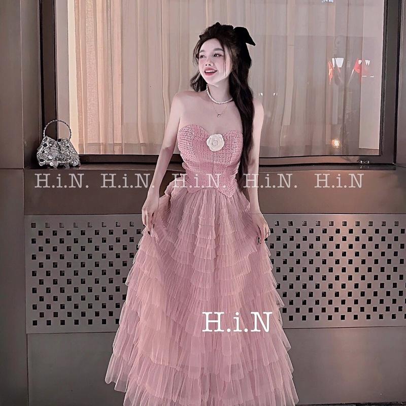 Set cv lưới dài áo quây dạ đính hoa  sm 0