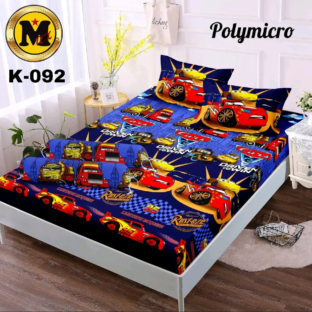 sprei aja, sprei homemade motif terbaru abstrak TANPA SARUNG Bantal Guling