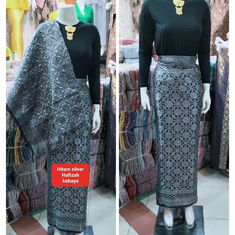 Rok lilit songket semi palembang bawahan kebaya modern rok wisuda ...