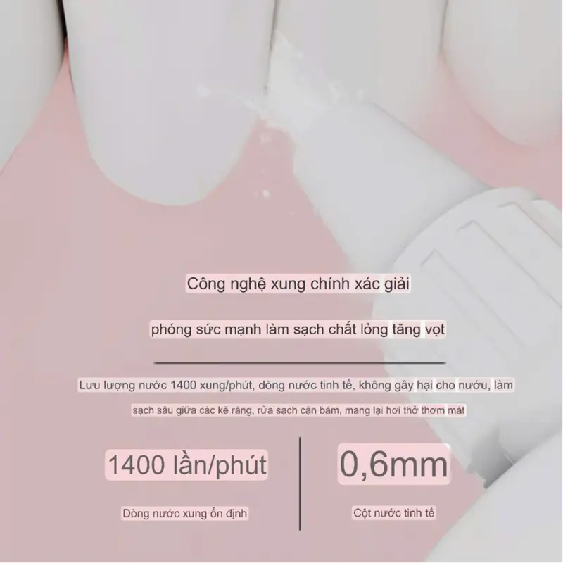 Tăm nước Poby tích hợp camera tiện lợi hỗ trợ làm sạch hiệu quả [ bảo hành 12 tháng ] tặng kem đánh răng nhật bản 8
