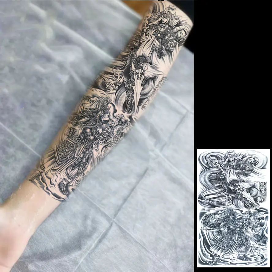 Herbal Tattoo Sticker | Trendy Temp Body Art for Arm/Leg | Singapore Tattoo Culture Inspired
