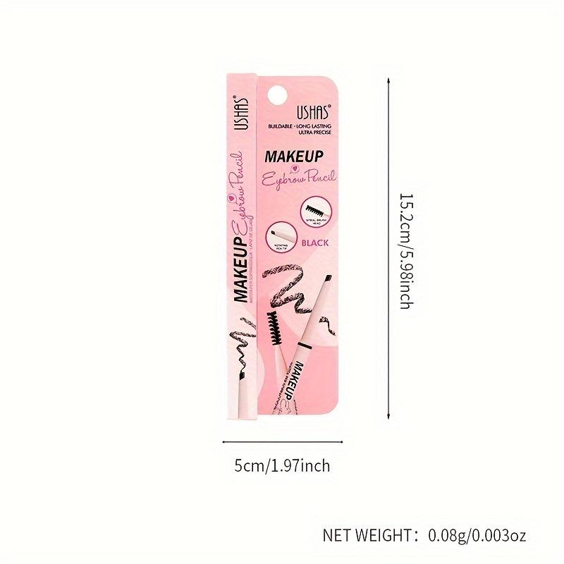 Product Introduction of USHAS Rotating Eyebrow Pencil, Waterproof, Sweatproof, Non-bleeding, Long-lasting, Non-smudging, Natural Makeup 1