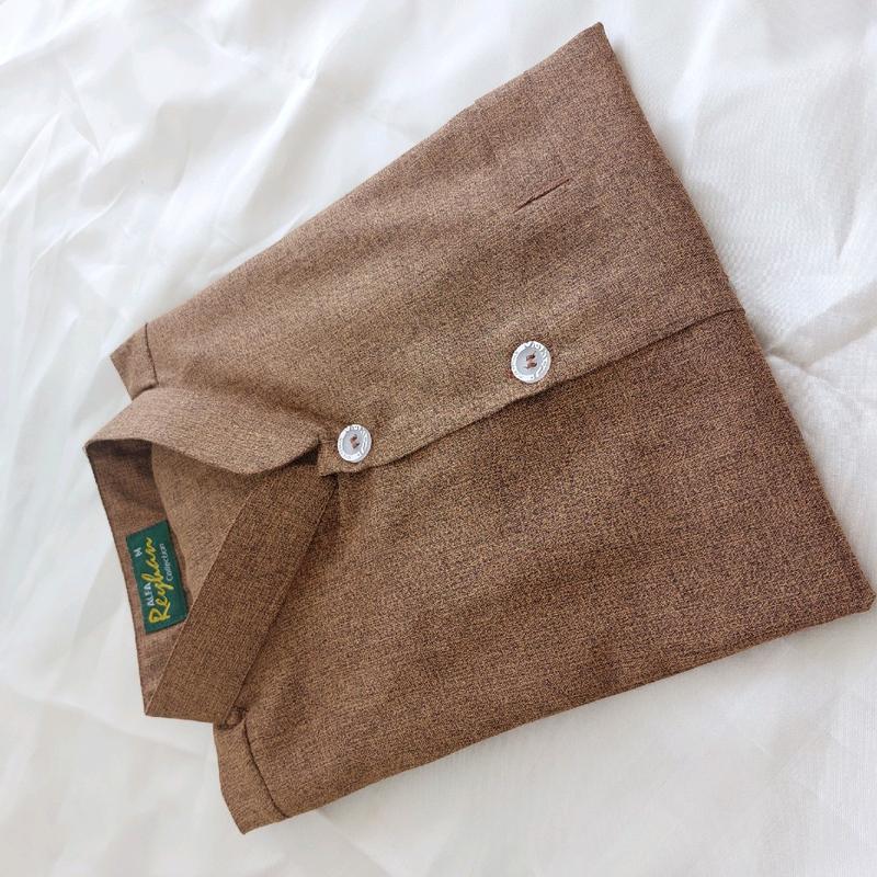 Lembut Baju koko madinah Alfa reyhan / taqwa katun madinah / kerah sanghai / baju koko habib Polos Dewasa Muslim Mewah Pria 2