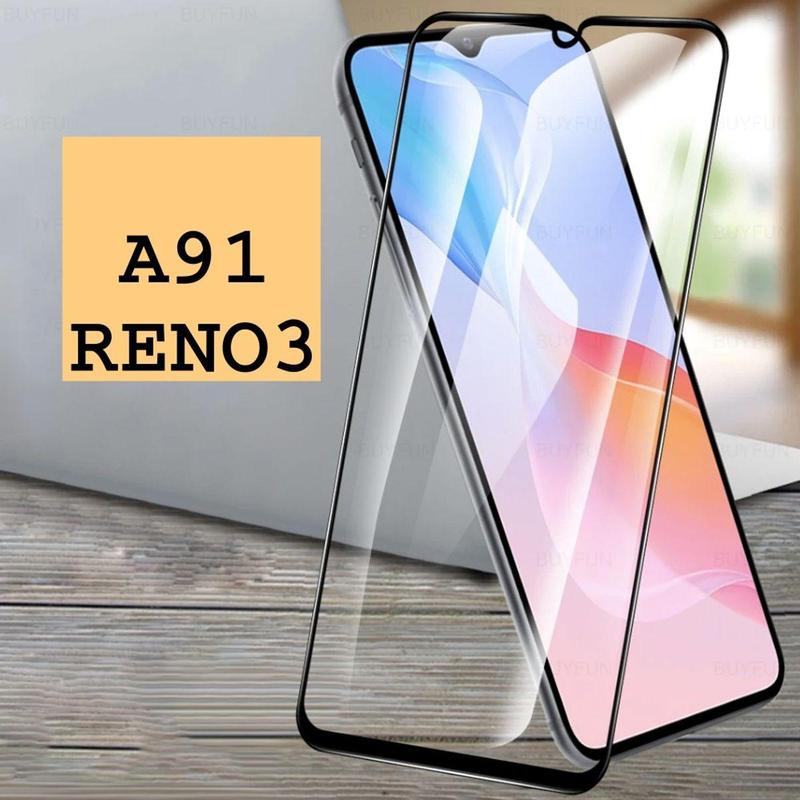Miếng dán cho OPPO A91 RENO 3 cường lực Full màn hình cao cấp