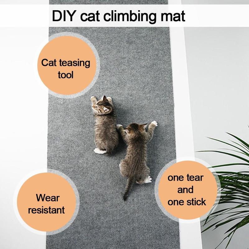 Thảm Bảo Vệ Cào Móng Cho Mèo, Tự Dính, Có Thể Tái Chế, Chăm Sóc Móng Vuốt, Thích Hợp Cho Ghế Sofa Và Đồ Nội Thất, Tấm Cào Móng Cho Mèo Con, Đồ Dùng Thú Cưng, Thực Dụng 1