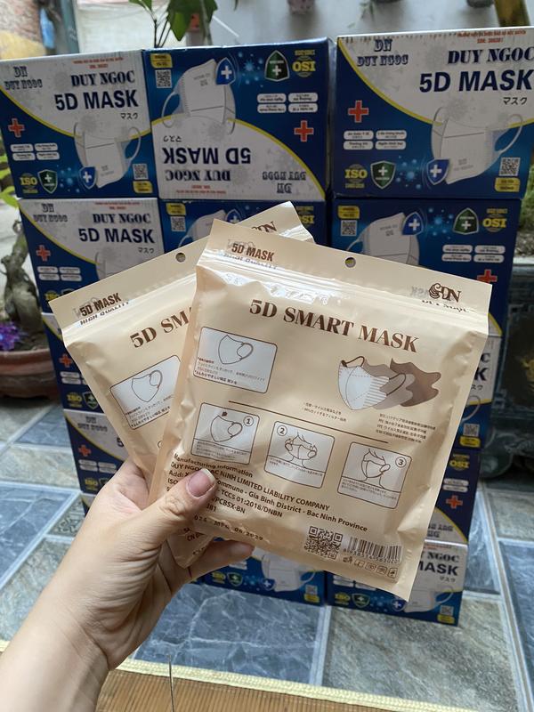COMBO (3 Hộp) 300 Chiếc Khẩu Trang 5D BC Mask 3 Lớp Kháng Khuẩn Cao Cấp