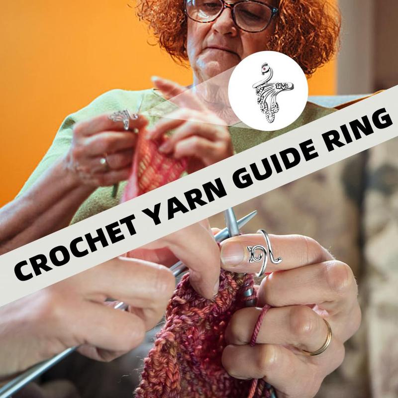 Segiyi Crochet Open Ring Adjustable Crochet Ring Adjustable Peacock Cat Fish Snake Swan Crochet Ring Set 10pcs Knitting Tension Open Rings for Crocheting Crafts Tool Accessories 1