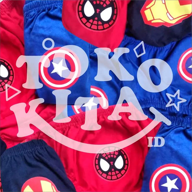 Kids Fashion - 3 pcs Celana Dalam Anak / CD Anak Laki-laki motif Hero spiderman 2