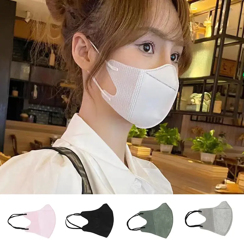 10 PCS/1 Pack 3D Protective Mask Disposable Breathable Mask Lightweight And Portable