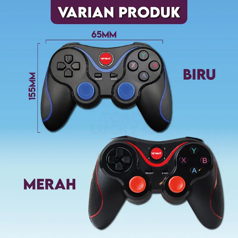 WeWant Gamepad Android Bluetooth X3 Joystick Wireless Controller with Holder Accessories 7
