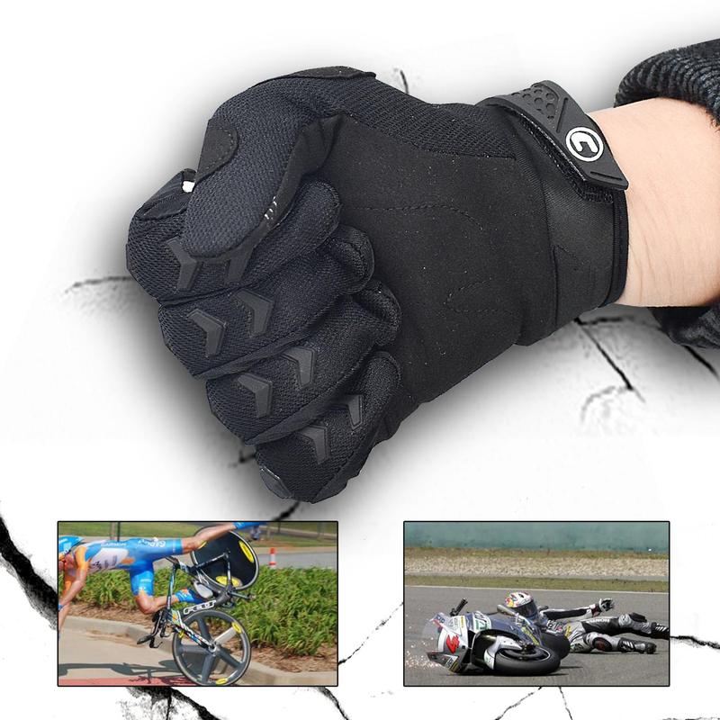 1 Pair Comfortable Motorcycle & ATV & Mountain Bike Gloves, Non-slip Protective Riding Gloves, Touch-screen Gloves for Winter, BMX Protective Gloves 4