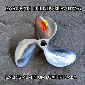 Barokah Thenik Surabaya Baling Aluminium D3X14/15 As¾ untuk Perahu Nelayan Ukuran As¾ 19mm