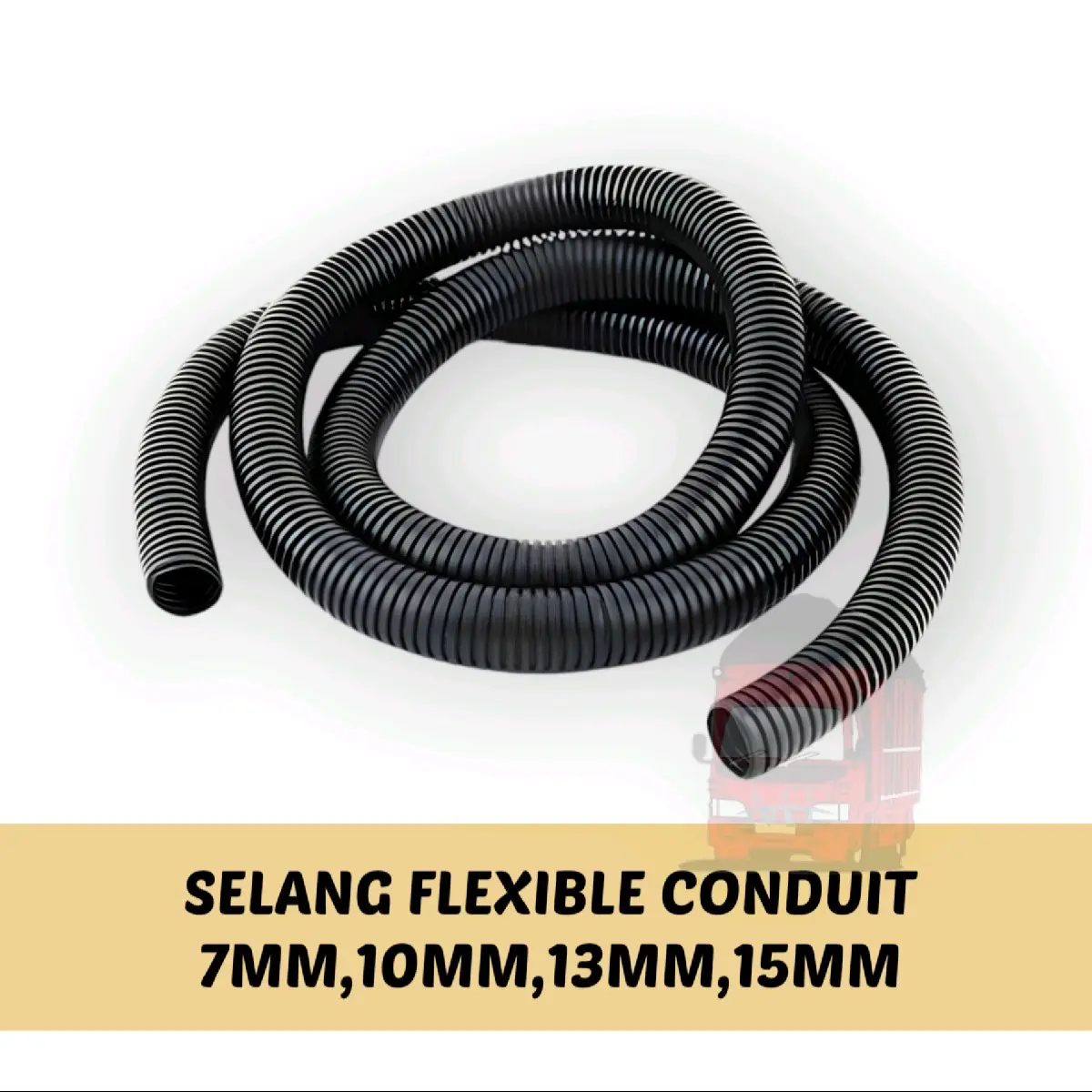 Selongsong Pembungkus Flexible Kabel / Pelindung Fleksibel kabel / Selang Spiral Kabel Conduit Belah