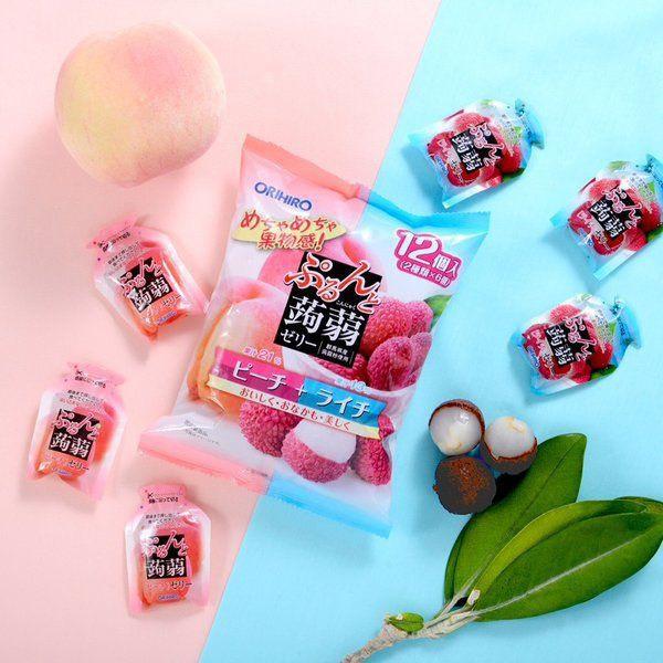 HÀNG CHÍNH HÃNG ] THẠCH TRÁI CÂY ORIHIRO NHẬT BẢN 2/3 VỊ 4