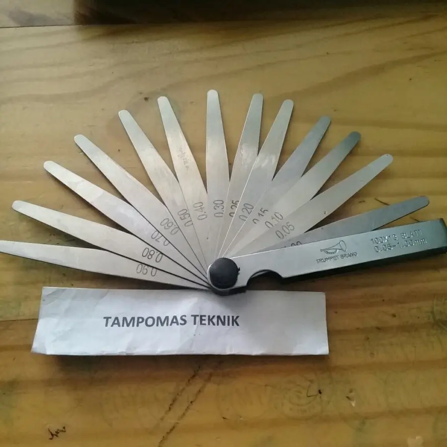 Fuller Blade 13pcs 0.05mm-1mm Alat Ukur Kerenggangan Feeler Gauge