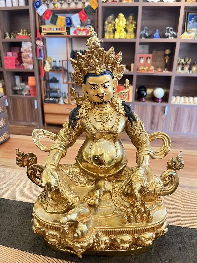 Product Introduction of Tượng hoàng thần tài 30cm đồng 1