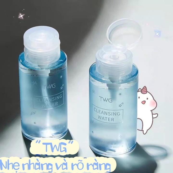 TWG nước tẩy trang sâu mắt môi, nhẹ nhàng không gây kích ứng, chứa khoáng chất, dung tích 300ml tẩy  trang nước  tẩy búp bê sống tẩy trang nước tẩy trang Cosmetic dầu tẩy trang dầu  tẩy nước  tẩy nước  tẩy nước  tẩy