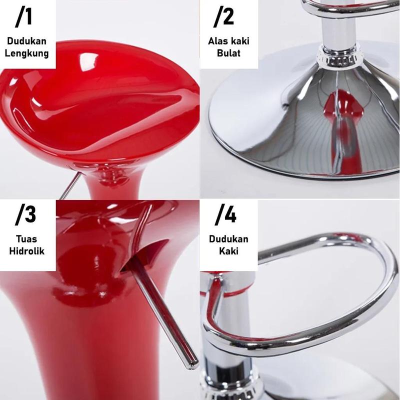Product Introduction of Dapatkan Sekarang Kursi Bar Cafe Barstool - Bangku Putar Modern Kualitas Terbaik Terlaris 1