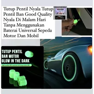 [BAGI BAGI BONUS LIVE] Tutup Pentil Nyala Tutup Pentil Ban Good Quality Nyala Di Malam Hari Tanpa Menggunakan Baterai Universal Sepeda Motor Dan Mobil GSVautocare