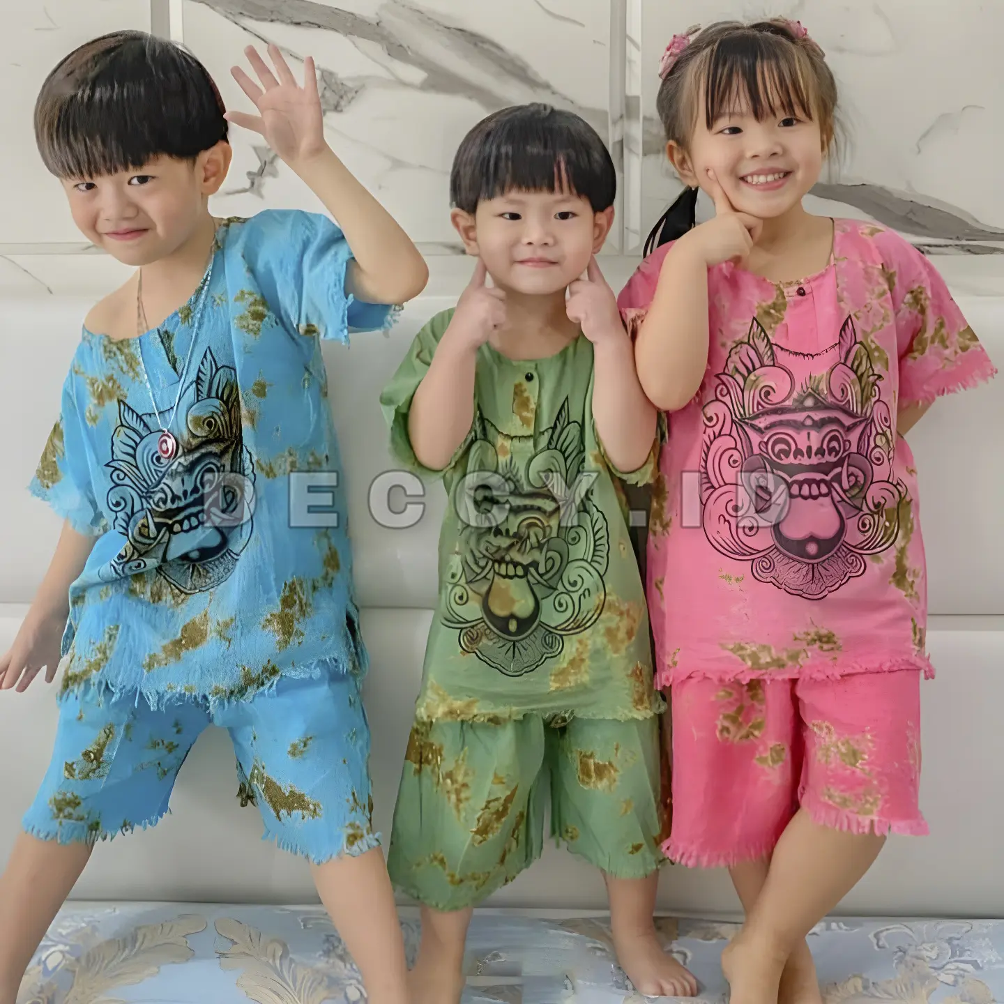 baju barong bali setelan anak laki-laki perempuan Fashion