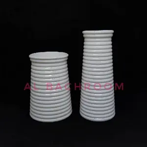 P009 POT BUNGA MELAMIN GERIGI POT BUNGA ARTIFICIAL