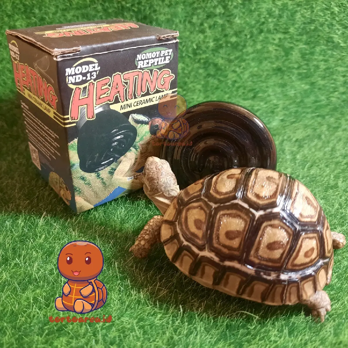 Mini Ceramic Heating Lamp 60watt - Lampu Penghangat Tortoise Kura Darat Sulcata Pardalis