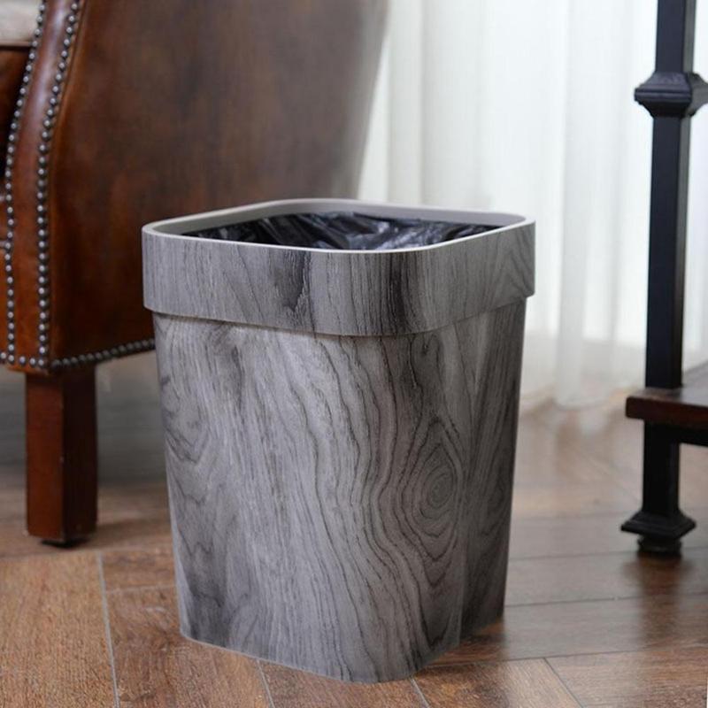 Product Introduction of Retro Waste Bins Creative Square Wastebasket for Bedroom Powder Rooms Office 0