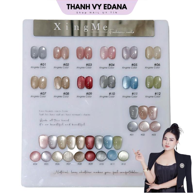 Sơn mắt mèo cực quang giọt nước XINGME, mắt mèo sáng ánh cực quang hạt mịn