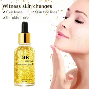 BPOM Cairan Emas Anti-Kerutan 24K Serum Anti Aging Anti Keriput Wajah Anti Penuaan Wajah Serum Glowing Serum Kerutan Wajah Penghilang Kerutan Wajah Serum Anti Aging Dan Flek Hitam Anti Kerutan Di Wajah