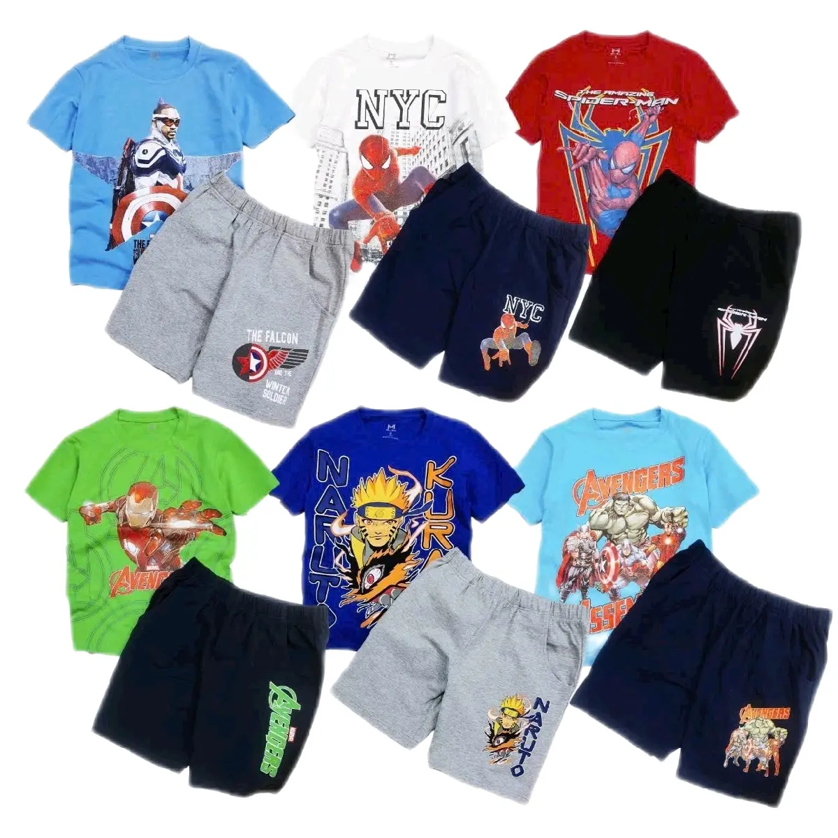 BỘ ĐÙI TRAI LỚN - Bộ THUN COTTON 4 CHIỀU, chất dày dặn đẹp - Size: cho bé tuổi từ 5 tuổi đến 14 tuổi, tương đương 20-55kg - Chất vải cotton 4 chiều, co giãn. Quần lưng thun mềm mại. Bộ phù hợp cho bé mặc đi học, đi chơi.