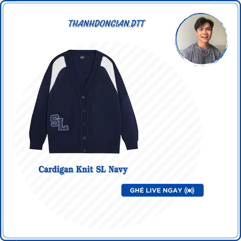 [ DOC QUYEN THANHDONGIAN ] Áo Cardigan Len Slick SL Lông cừu tự nhiên-  Dệt Kim Cao Cấp - Local Brand The Slick Way  UNISEX