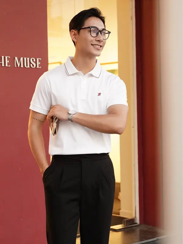 Áo Polo Nam Cộc Tay Bernini by Giovanni Chất liệu 100% Cotton Kiểu dáng Regular BPL0020-1 0