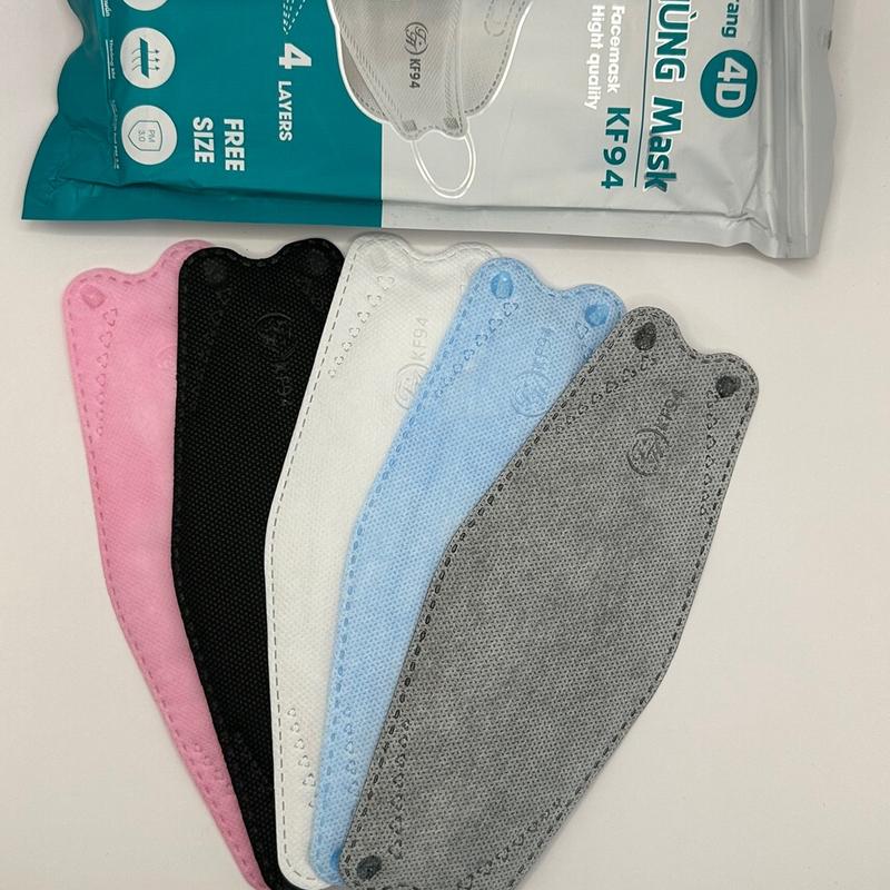    BAO KIỂM HÀNG   100 CÁI KHẨU TRANG KF94 4D TIẾN HÙNG 4 LỚP TRÁNH BỤI TRÁNH NẮNG 