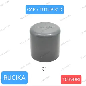 RUCIKA 3" D CAP / DOP 3 INCH D / TUTUP 3 INCH D PIPA PVC