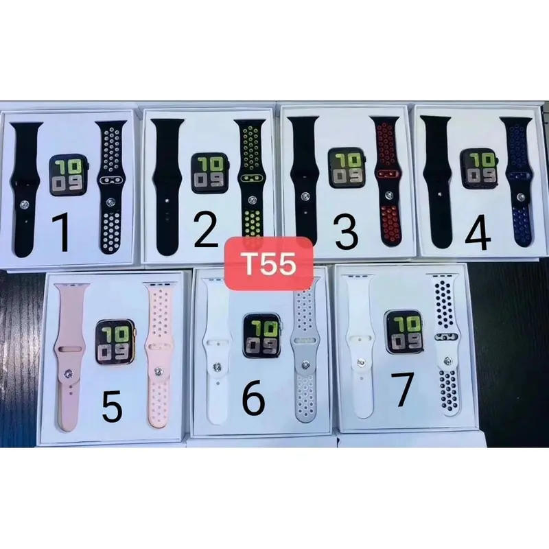 Jam tangan SMARTWATCH T55 T500 Double strap bisa telfon dan ganti walpaper / Smartwatch Y68 Bluetooth 2