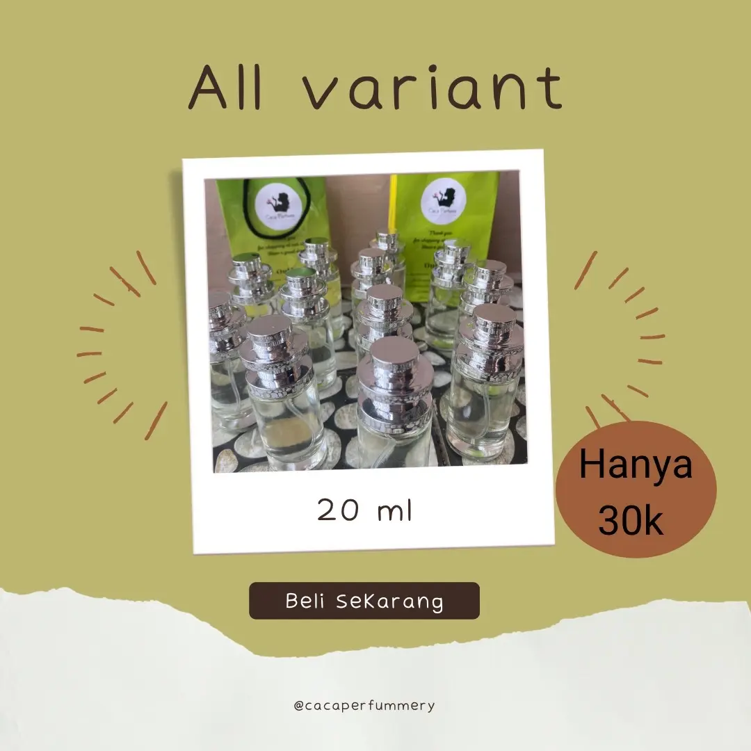 Parfum All Variant / 20ml / parfum  Uniseks/ Caca parfum/ parfum pria/ parfum Wanita
