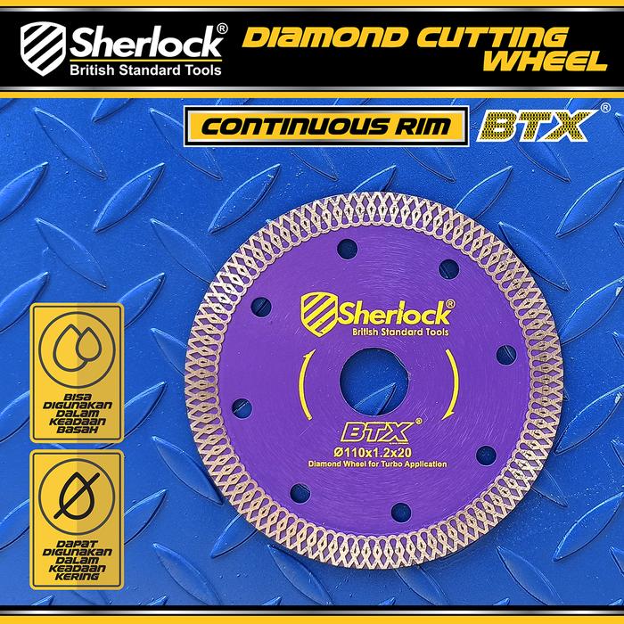 Jual Super Thin 1.2 mm Diamond Wheel 4" Sherlock Mata Potong Keramik ...