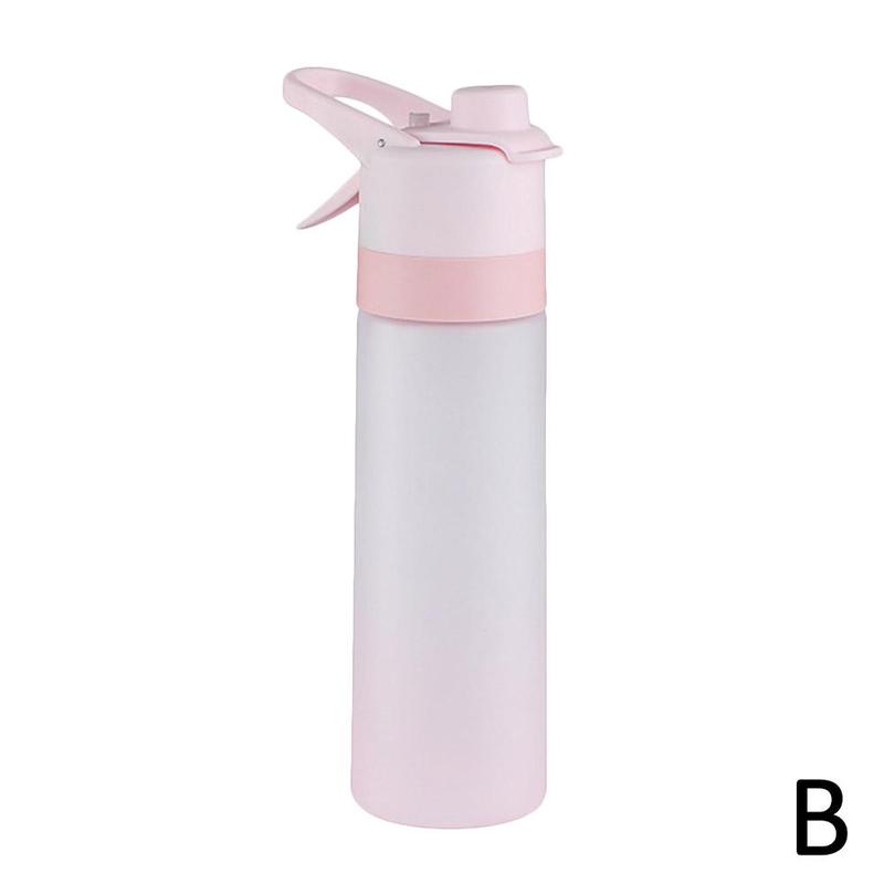 Product Introduction of 650ml Large Capacity Spray Water Bottle Portable Outdoor Sport Fashion Cute Drinking Plastic Bottles 25