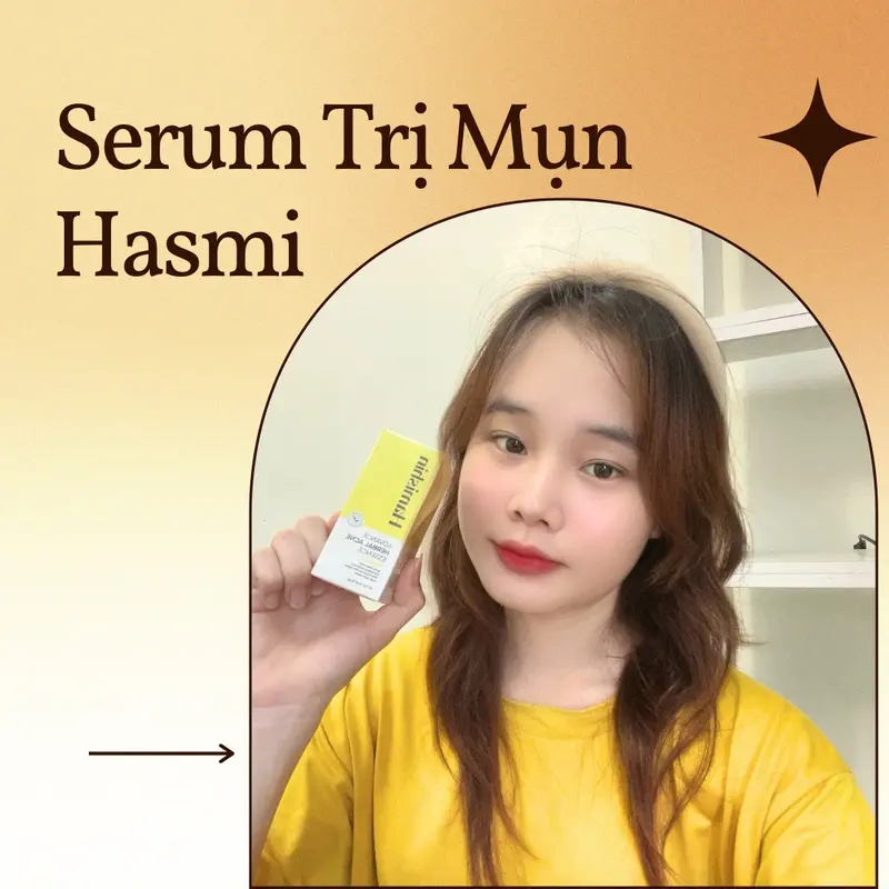 [Mẫu mới] Serum ngừa mụn ẩn li ti, mụn đầu đen HASMI Cosmetics 0