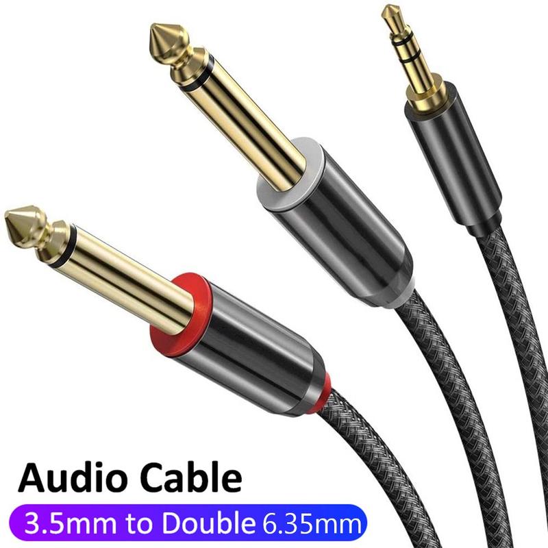 Điện thoại để Mixer AUX Dây Kết nối Y Splitter Dây Âm thanh Cáp 3.5mm để Đôi…