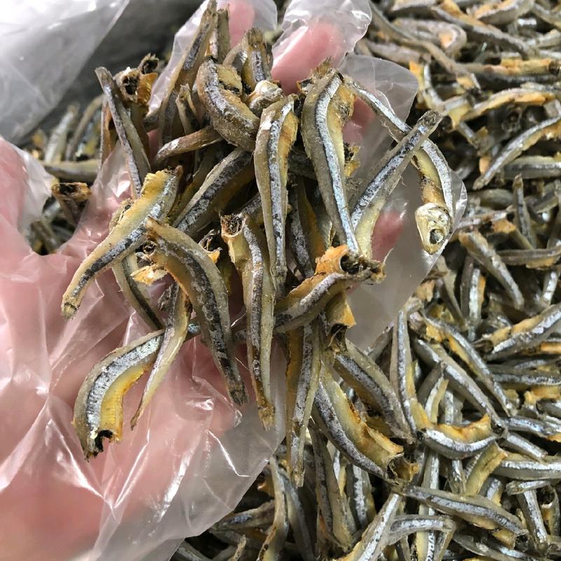  1kg Khô cá cơm hấp mặn bỏ đầu loại ngon 