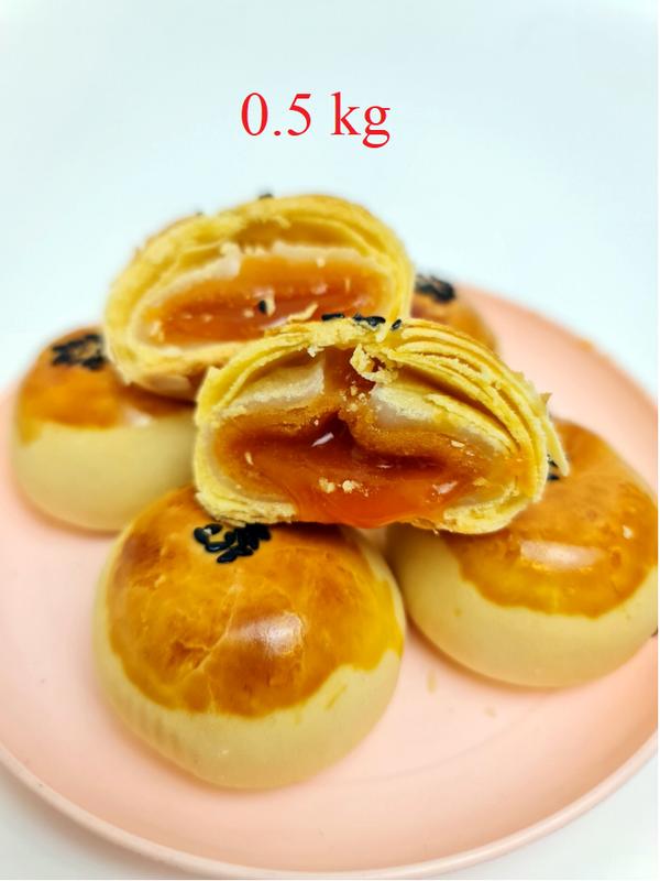 Combo Bánh Trứng Chảy Ngàn Lớp nhân trứng muối tan chảy Aidebao AVMC95 0.5kg Cake Food