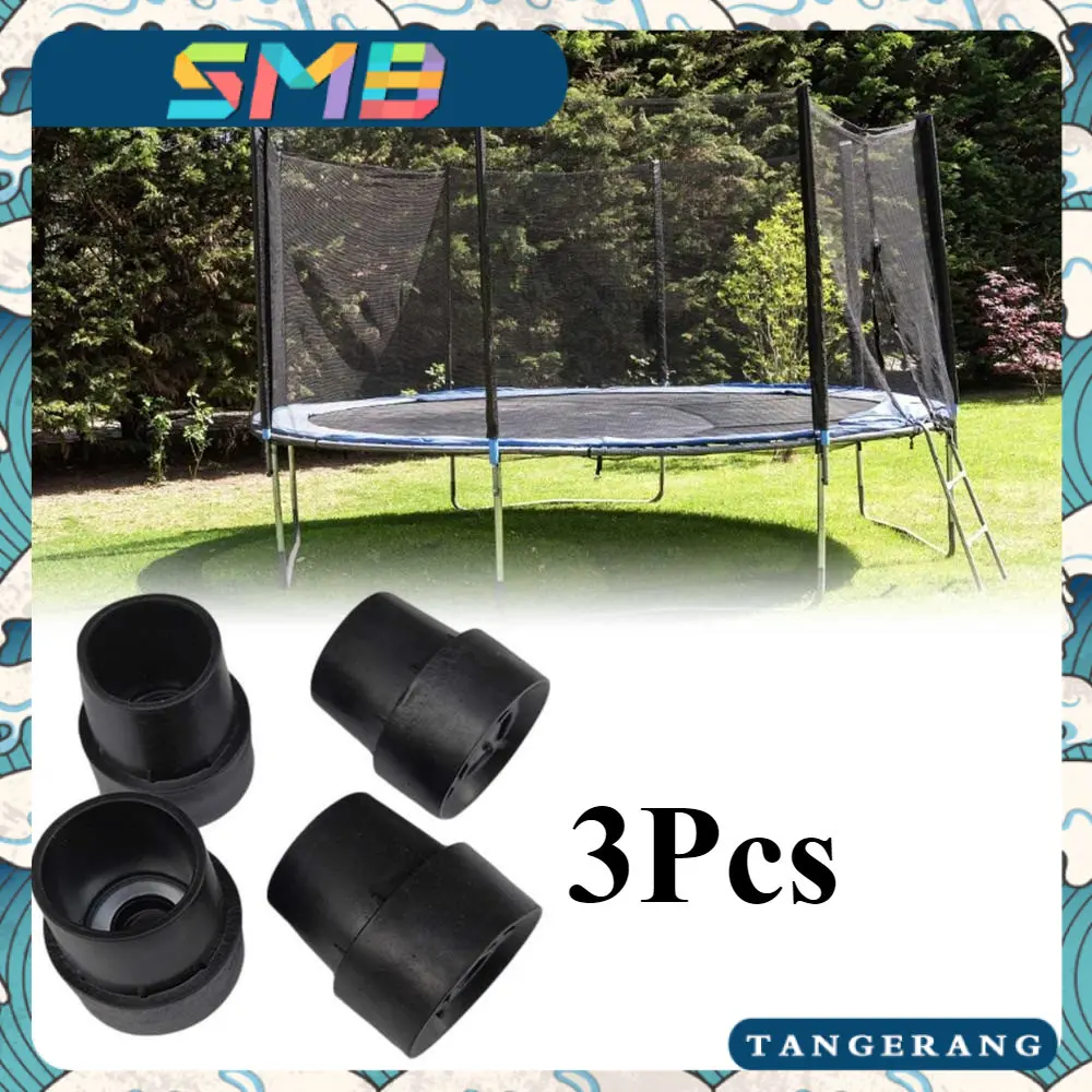 Solusi Tutup Karet Trampolin Longgar Set Pengganti 3pcs Kencangkan Dan Amankan Lagi Bingkai Lompatan Si Kecil
