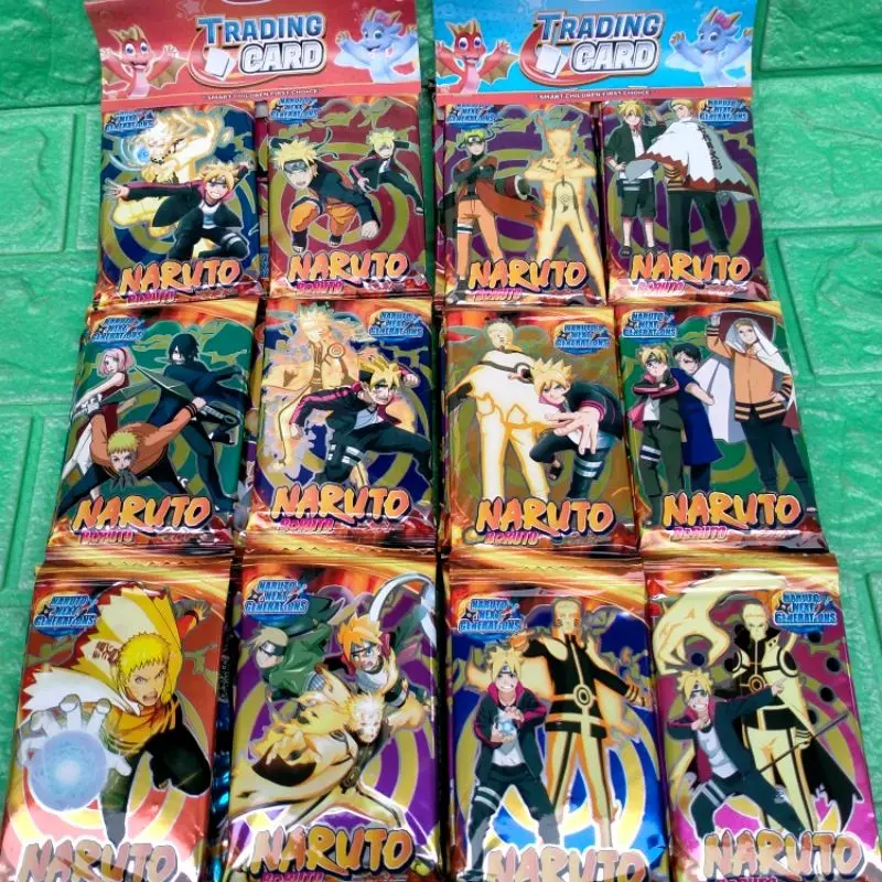 5 Sashet Trading Card Naruto / Mainan Kartu Trading Naruto