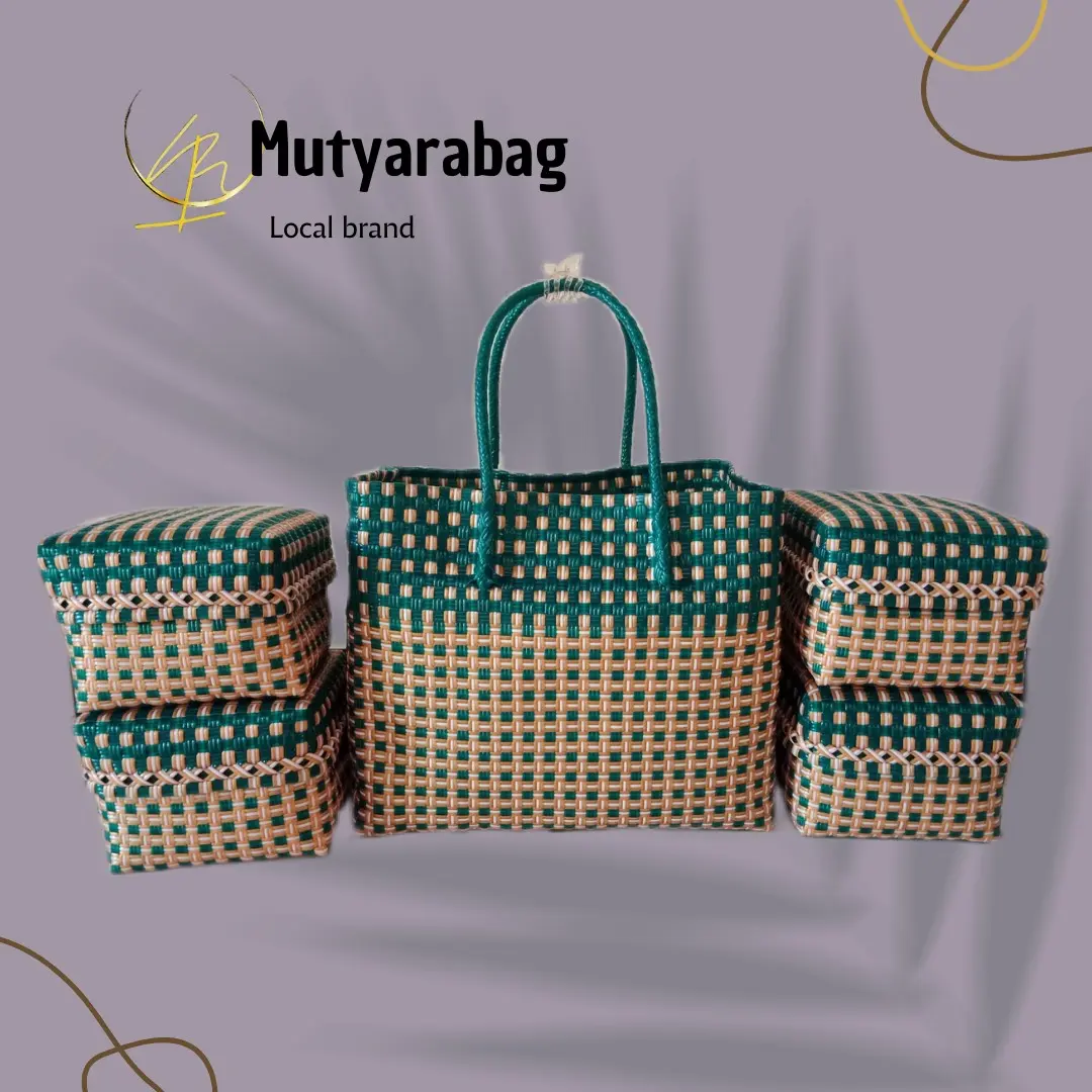 tas anyaman  jaly keben set 4