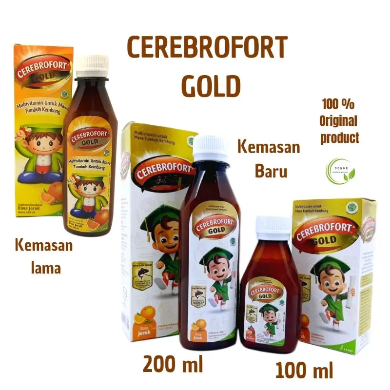 Cerebrofort  Gold Syrup 200ml orange || carebrofort