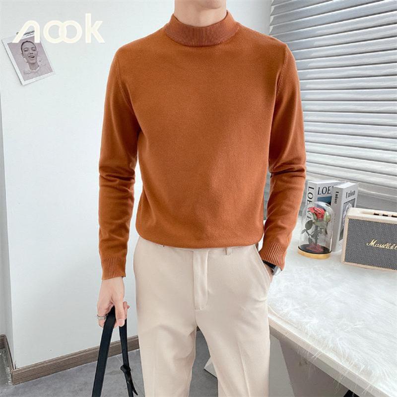 Áo len nam nữ cổ 3 phân cao cấp phong cách, áo len lông thỏ chất lượng - Menswear Lưng Cao AL09 áo  len tăm áo  len 0
